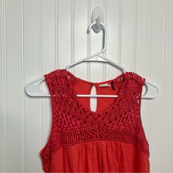 anthropologie top Small Macrame Crochet Braided Akemi Kin Tank - Picture 4 of 9